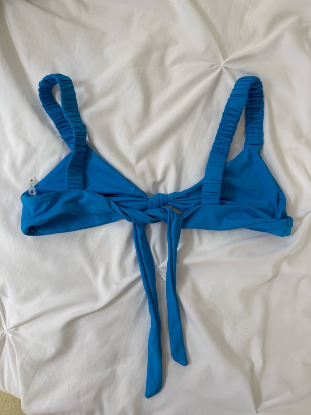 Vitamin A Bright Blue Bikini Top - Picture 2 of 3